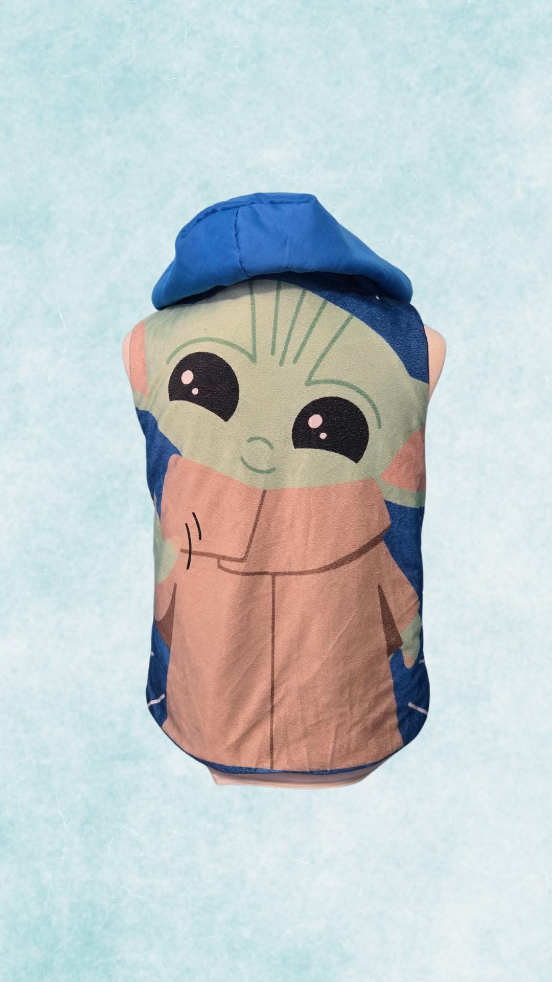 Handmade Baby Yoda-Inspired Padded Vest – Cozy and Galactic Style