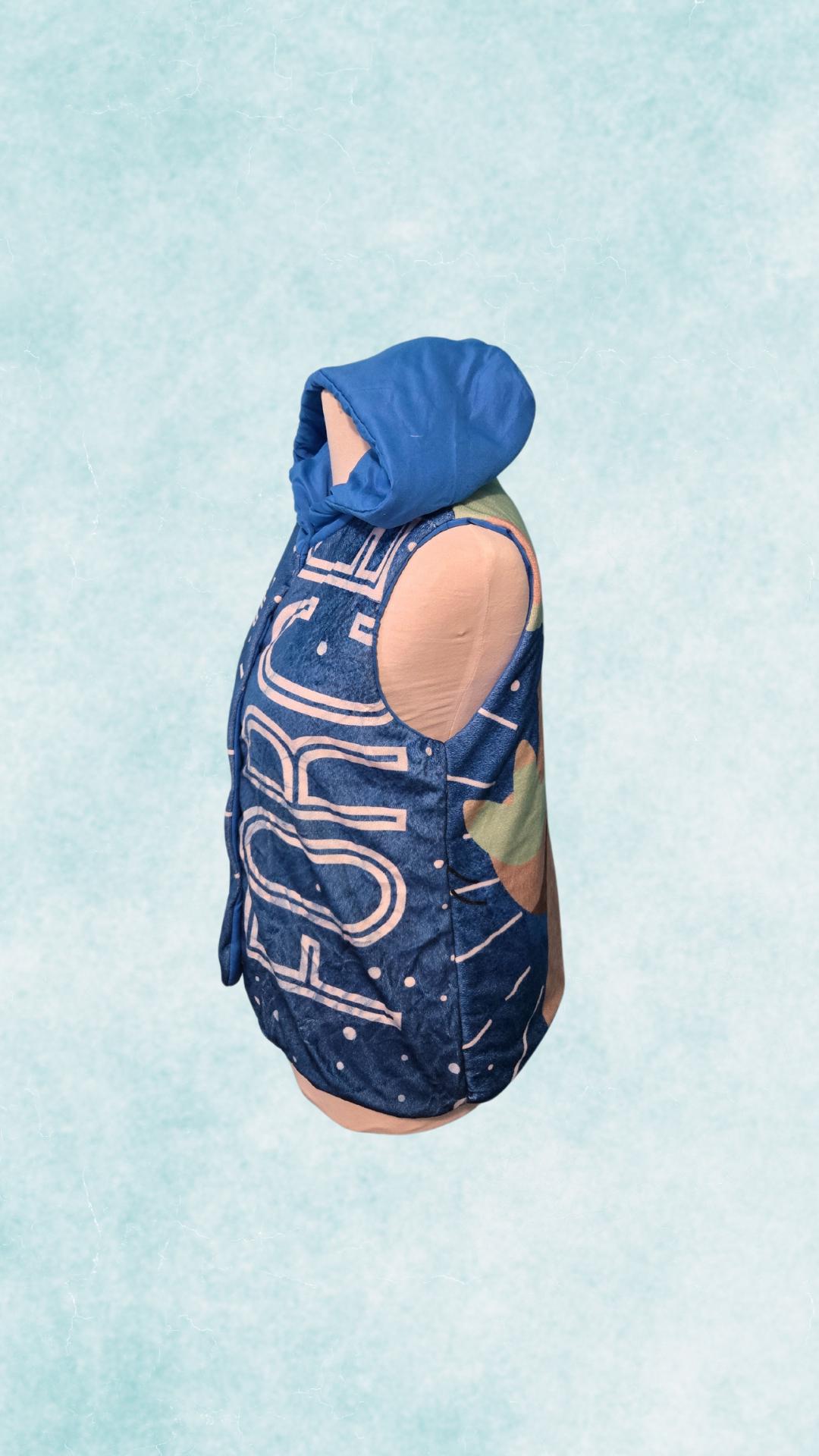 Handmade Baby Yoda-Inspired Padded Vest – Cozy and Galactic Style