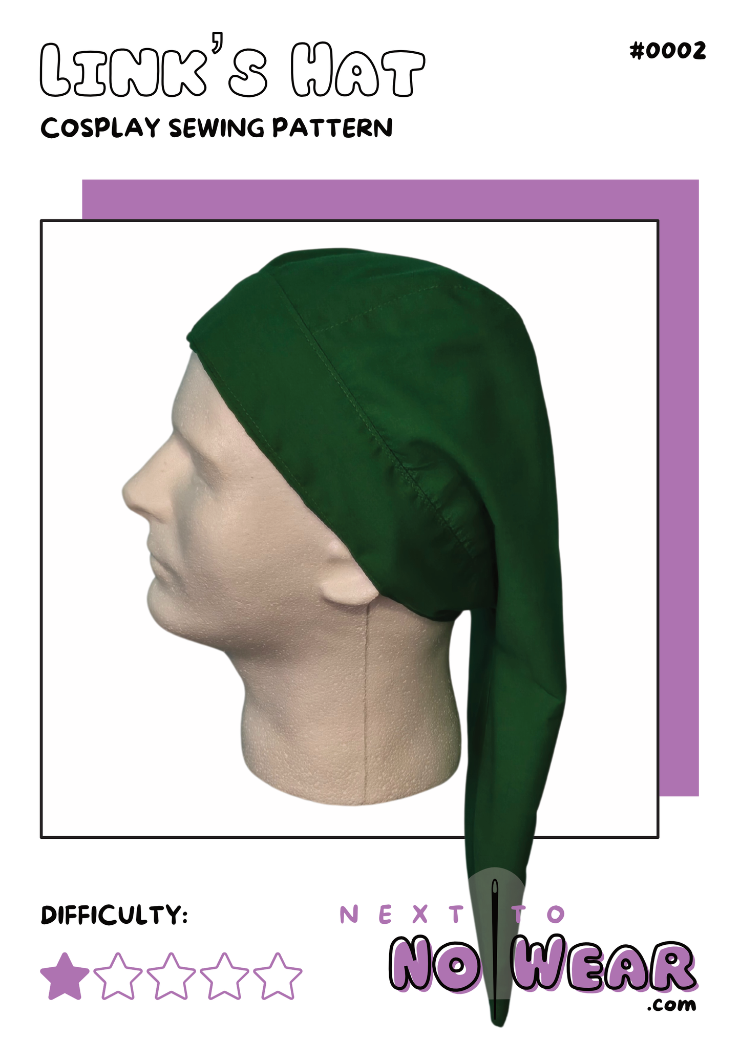 Link's Hat PDF Sewing Pattern