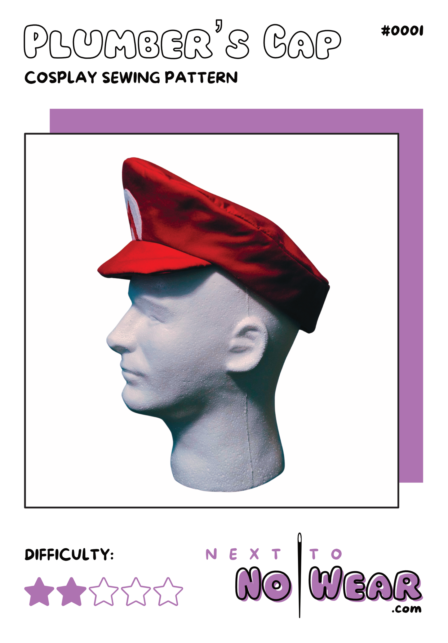 Plumber's Cap PDF Sewing Pattern